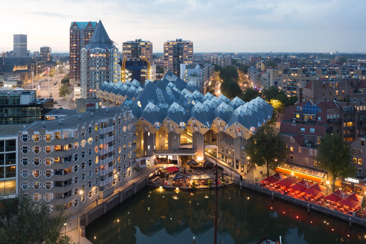 Cube houses, Rotterdam, the Netherlands