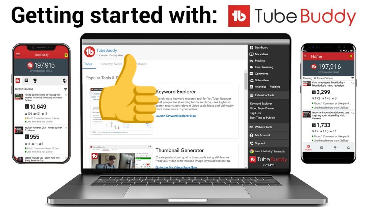 TUBEBUDDY The Premier YouTube Channel Management