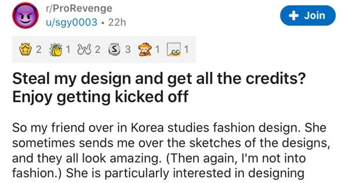 Girl Has Her Fashion Designs Stolen By Another Student, Devises A Plan To Humiliate Her With Bait