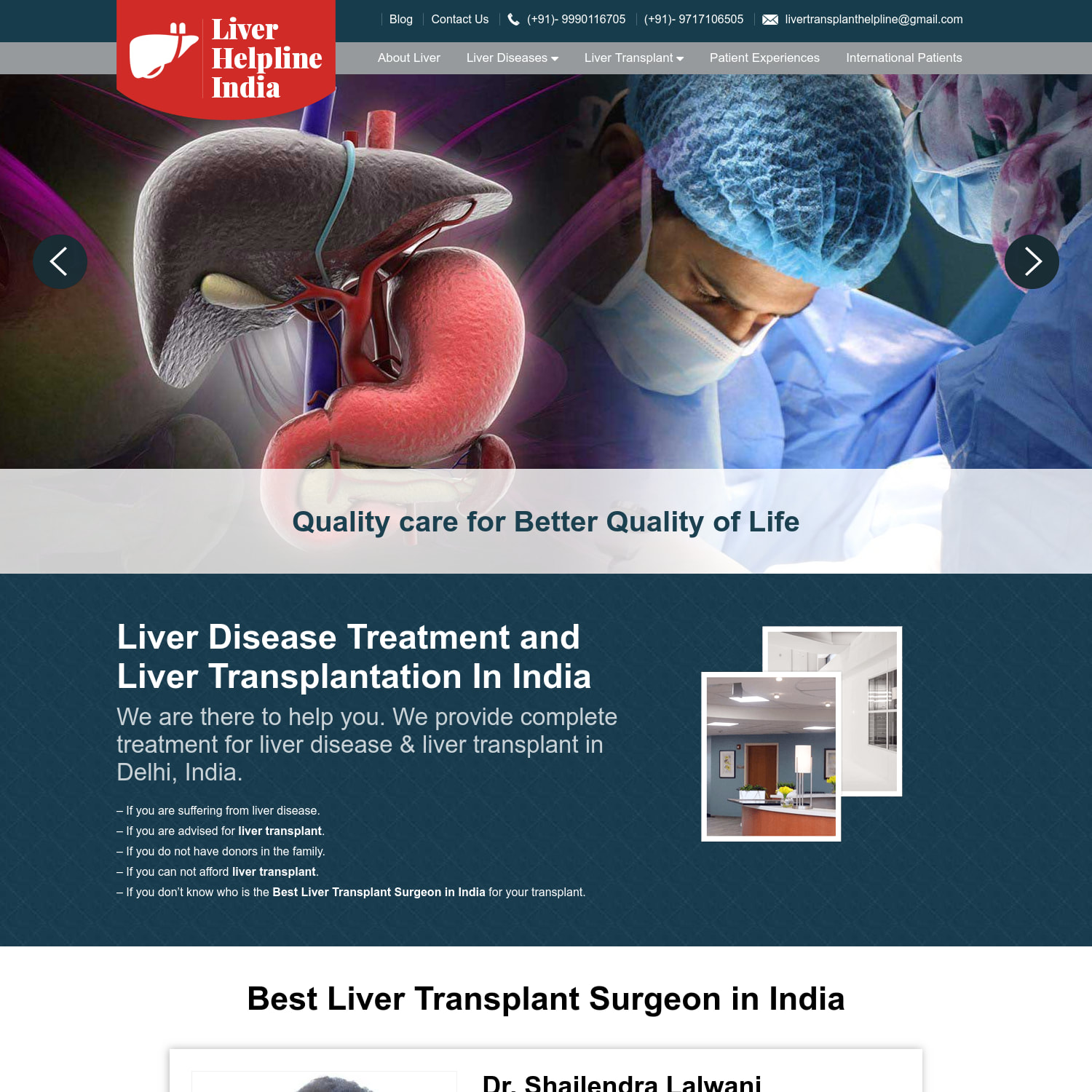 We Offer Liver Transplantation, Liver Cancer Treatment, Acute liver failure Treatment, Pediatric liver transplantation, living donor liver transplant, Liver Transplant in Delhi, India