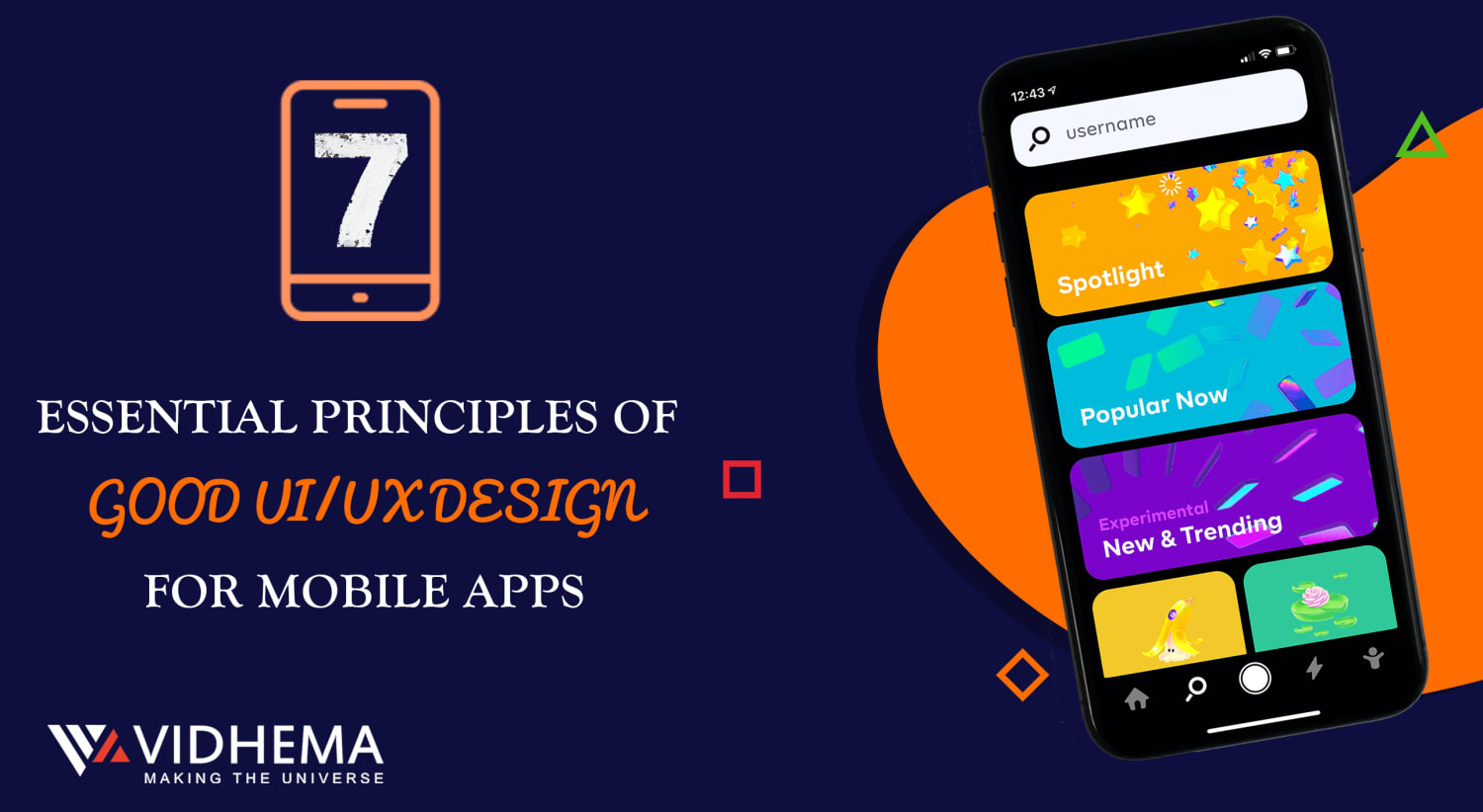7 Essential Principles of Good UI/UX Design for Mobile Apps