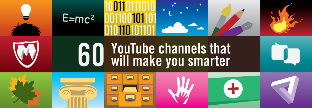 60 YouTube channels that will make you smarter