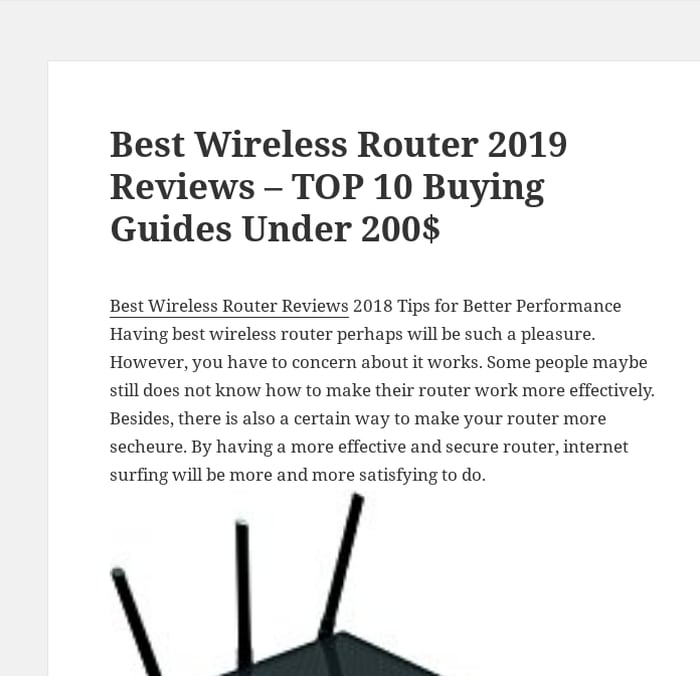 Best Wireless Router 2019 Reviews - TOP 10 Buying Guides Under 200$