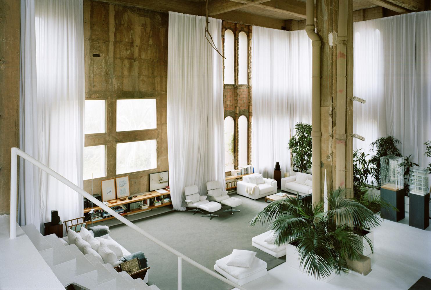 An Architect's Home in an abandoned concrete factory | "La Fábrica" - Ricardo Bofill | BCN, Spain. (X-Post r/RoomPorn | Gallery in Comments)