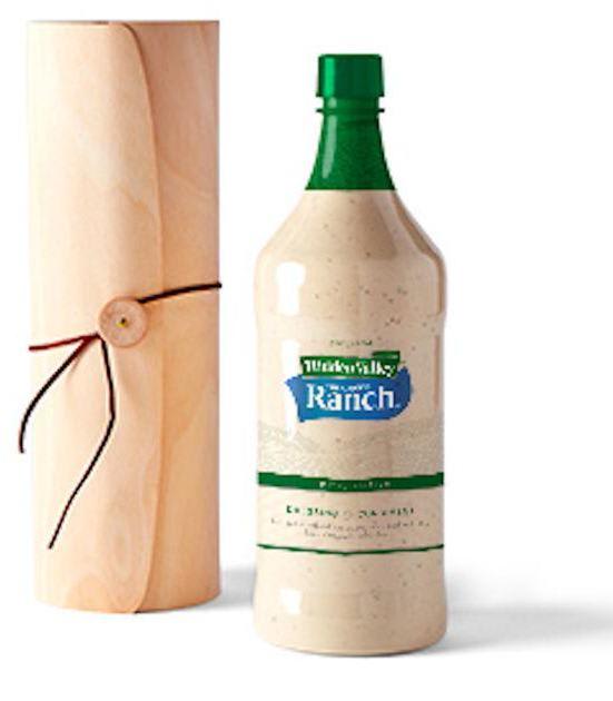 Just in time for the holidays ... a magnum bottle of ranch dressing