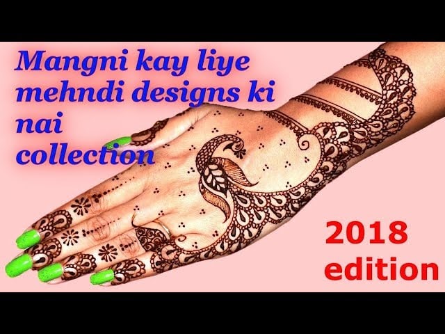 Engagement mehndi designs latest collection