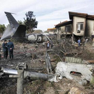 Cargo plane crashes in Iran, killing at least 15