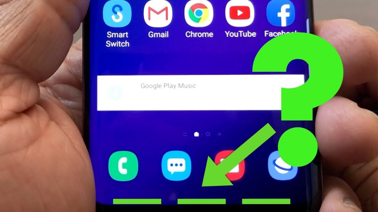 Galaxy S9/S10: How To Change The Navigation Bar.
