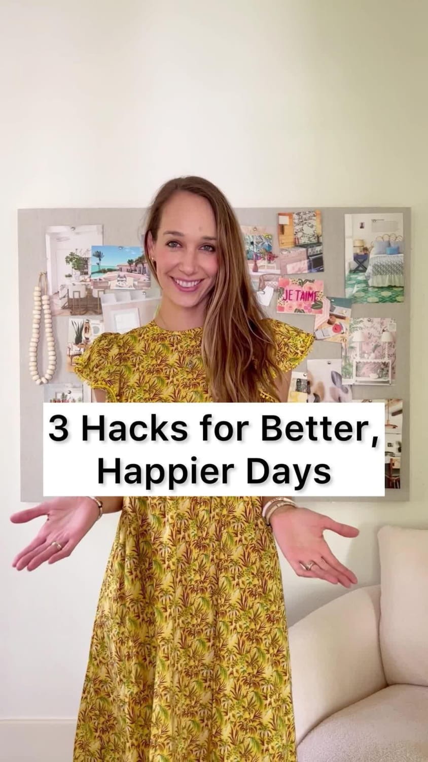 3 Hacks for Better, Happier Days - Blair Staky