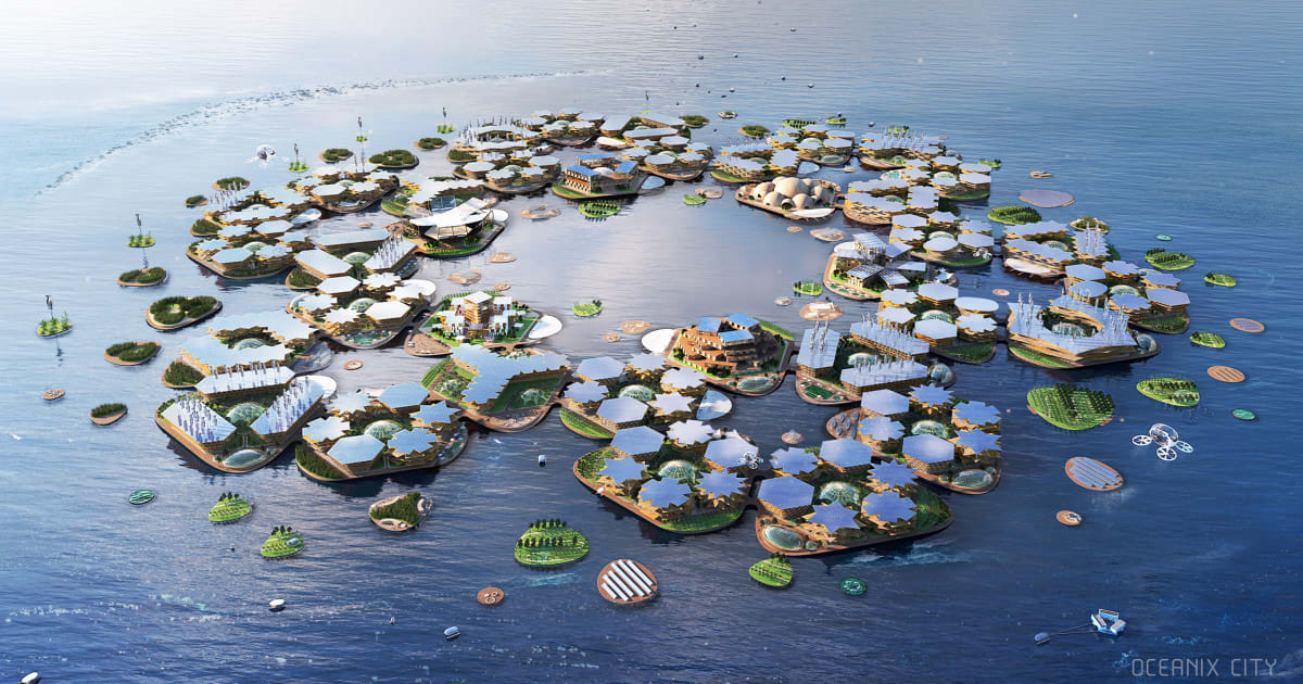 This floating city concept is one way to cope with climate change