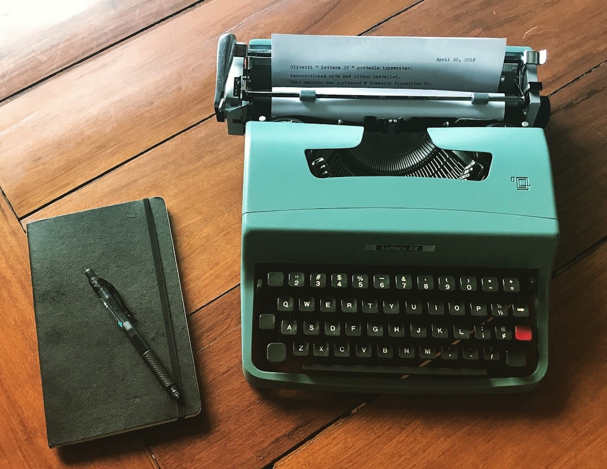 Returning to Analog: Typewriters, Notebooks, and the Art of Letter Writing