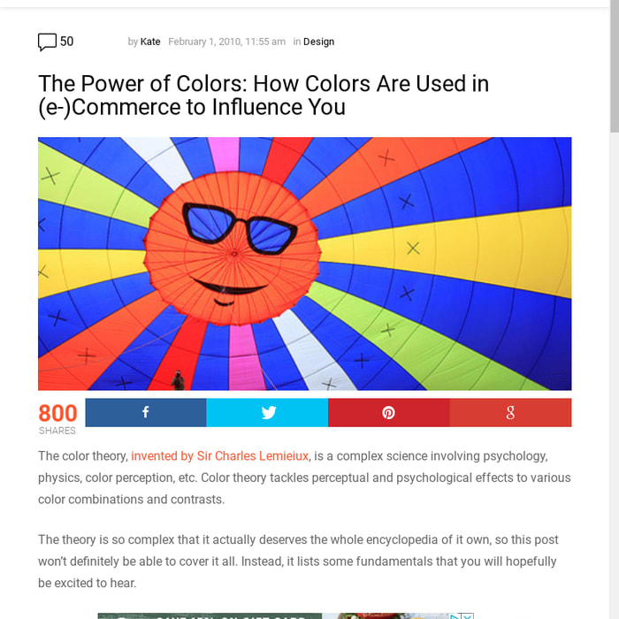 The Power of Colors: How Colors Are Used in (e-)Commerce to Influence You