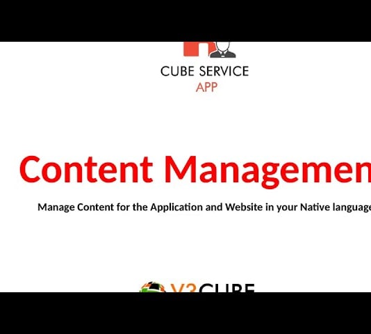 Content Management - Service Provider On Demand Apps - V3Cube.com