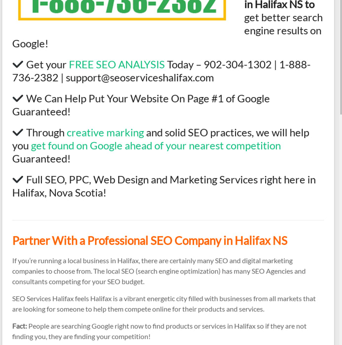 SEO Services, Web Design, PPC, and Marketing Services in Halifax NS