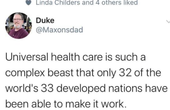 Universal Healthcare is such a complex beast