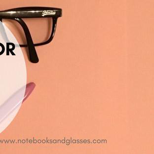 What I'm grateful for this week - Notebooks and Glasses