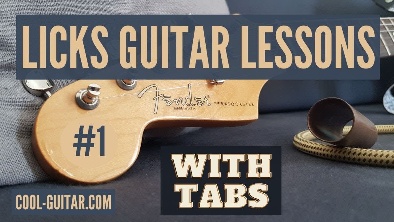 Guitar Licks lessons -1 (Blues Licks )