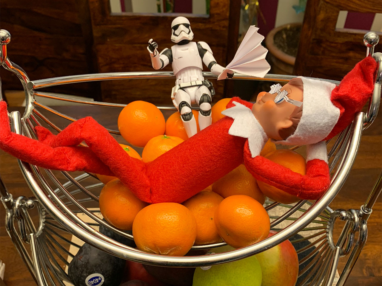 Whatever, haters: I'm LOVING coming up with Elf on the Shelf ideas