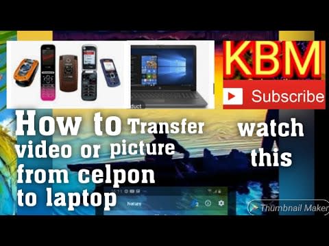 Paano mag transfer ng video o picture from Celpon to Laptop ( tagalog )
