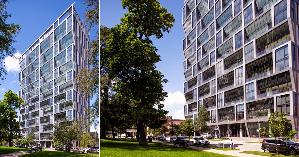 studio gang explores solar carving with residential tower in chicago