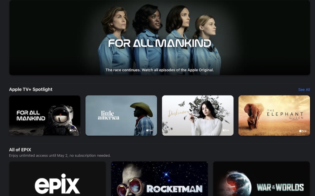 Apple TV+ originals like 'Little America' and 'For All Mankind' are available for free right now.