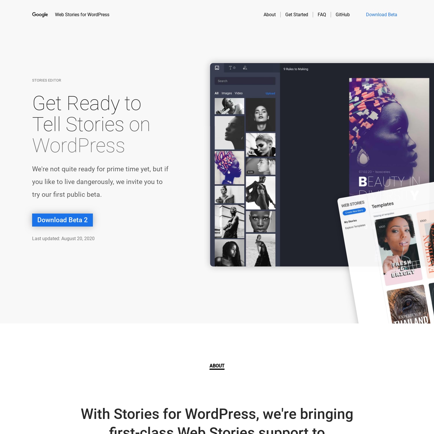 Web Stories for WordPress - Download the Beta