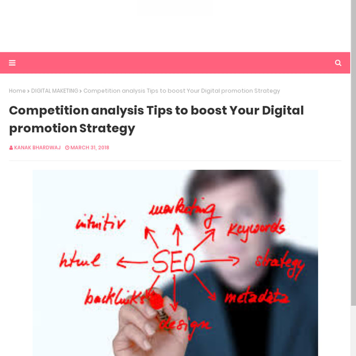 Competition analysis Tips to boost Your Digital promotion Strategy