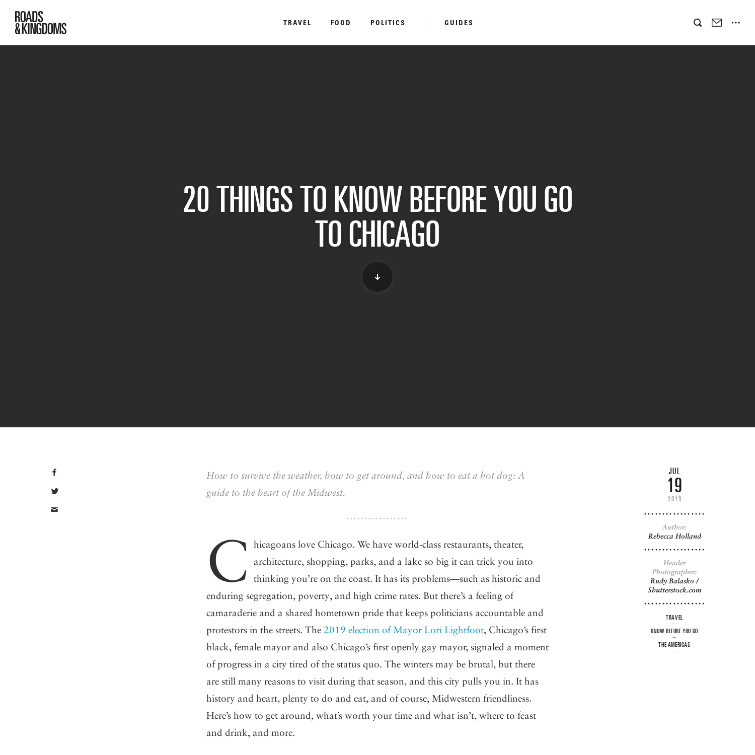 What to know before you go to Chicago