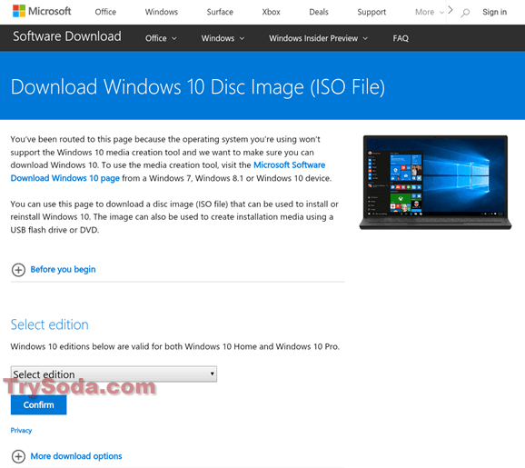 Windows 10 October 2018 Update 1809 ISO Download