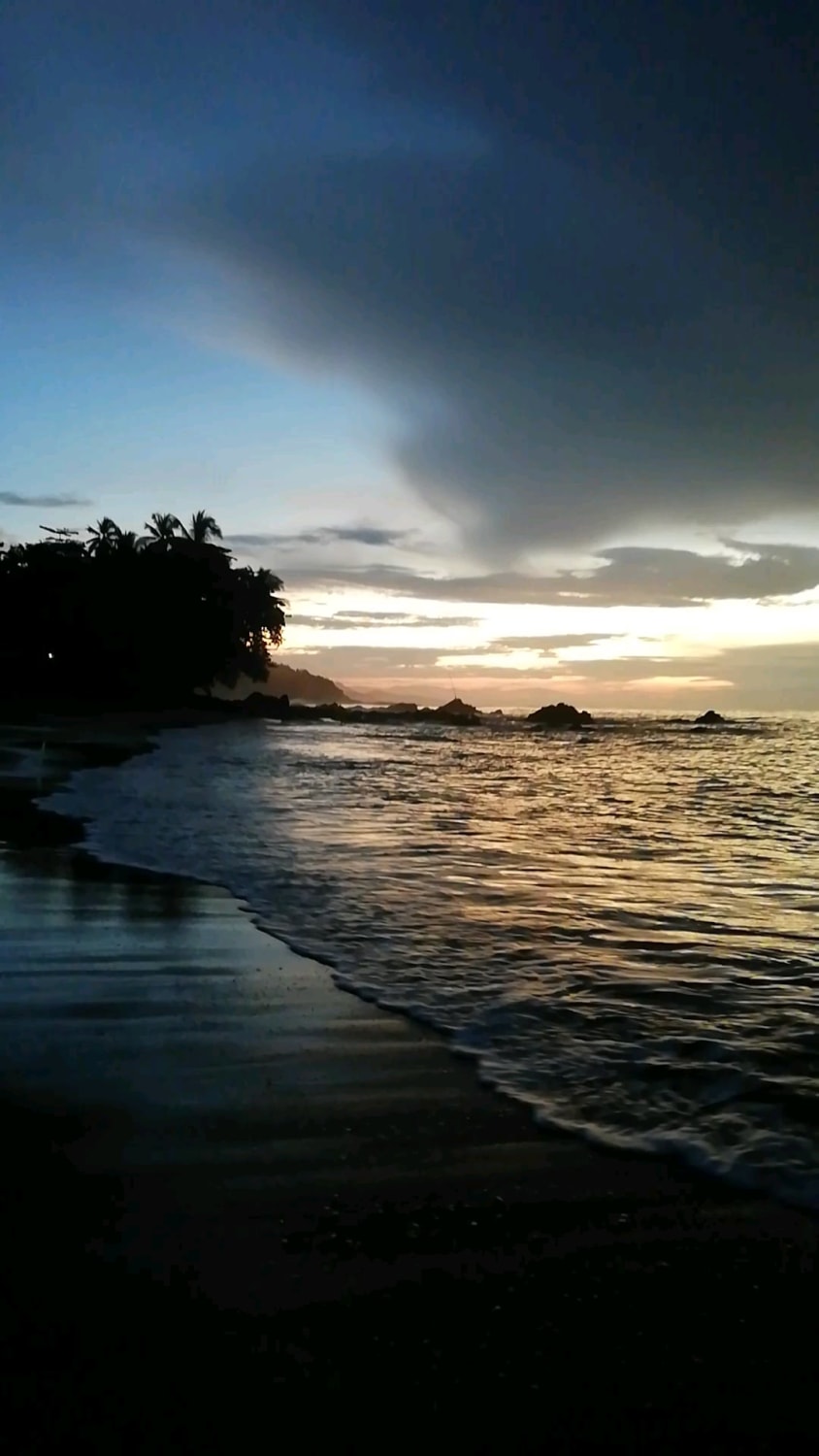 Sunrise in Montezuma, Costa Rica