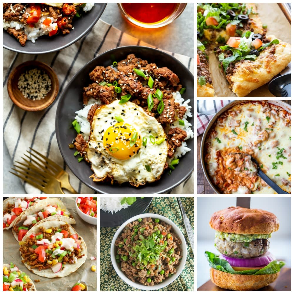 25 Quick & Easy Ground Beef Recipes for dinner