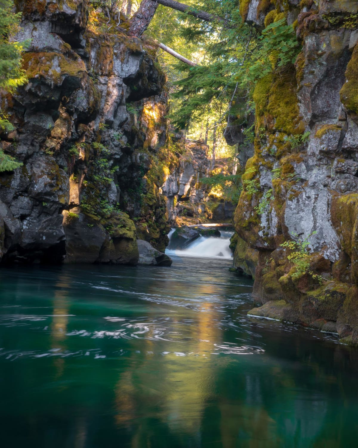 Chasm on the Upper Rogue River, Oregon
