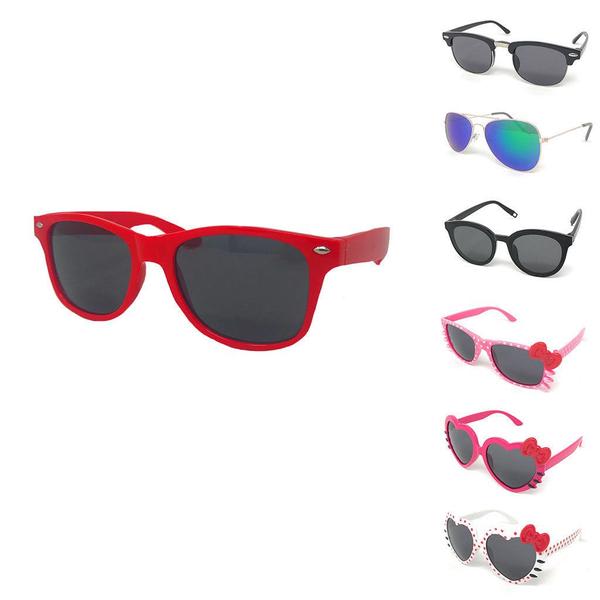Boys Girls Kids Toddlers Children Sunglasses UV Protection Top Styles w/ Pouch