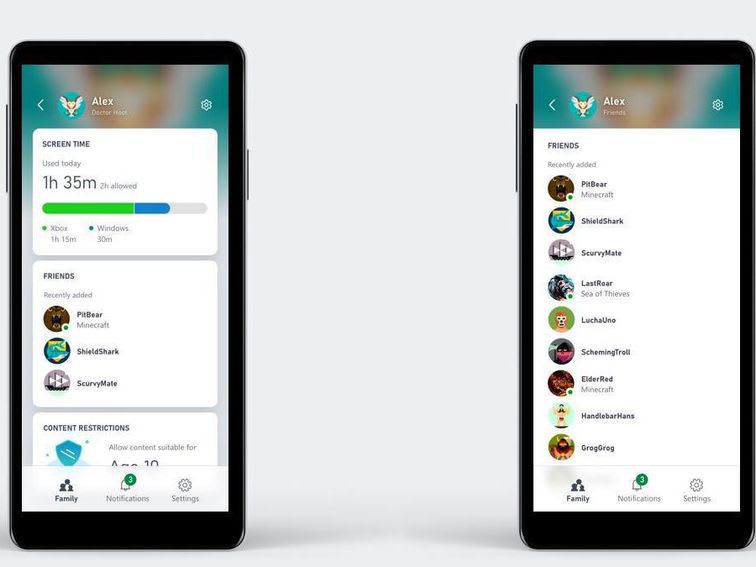 New Xbox Family Settings app gives parents more control over kids' game time