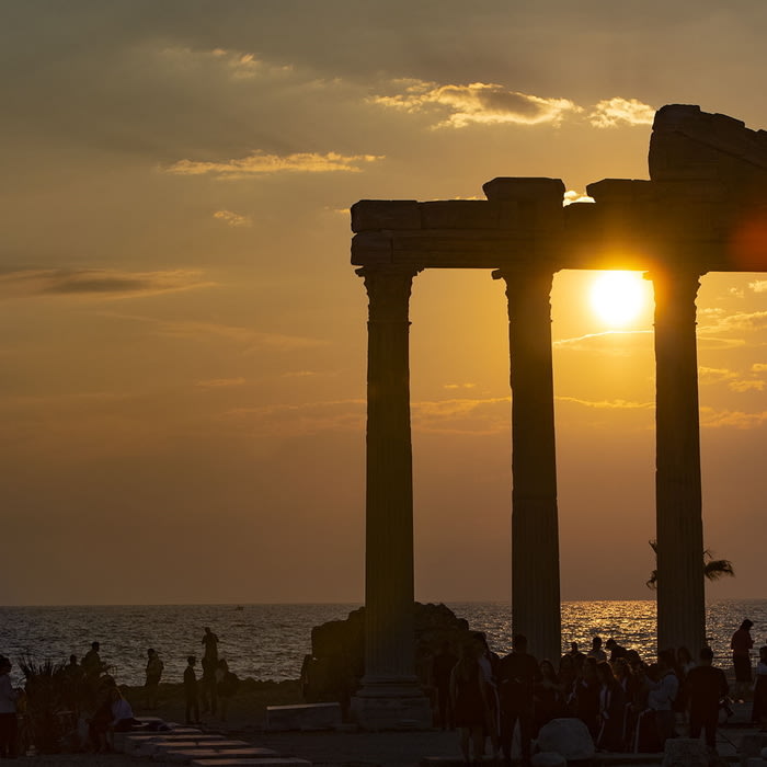 Side, Turkey: modern tourist resort meets antiquity at the Mediterranean