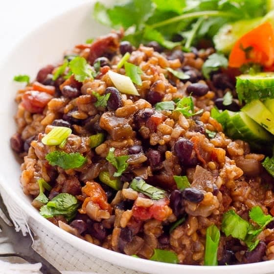 Instant Pot Rice and Beans (Dried & No Soaking) - iFOODreal - Healthy Family Recipes