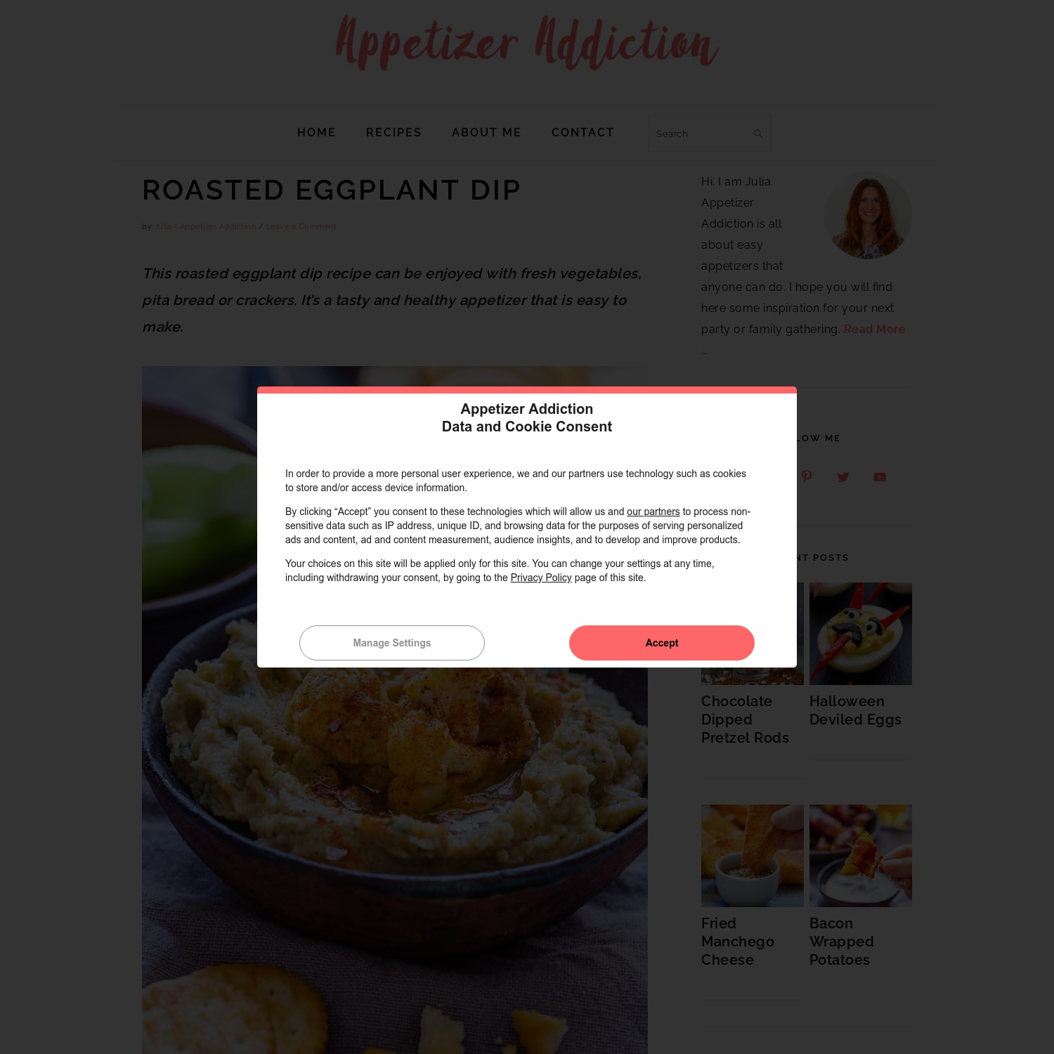 Roasted Eggplant Dip Recipe