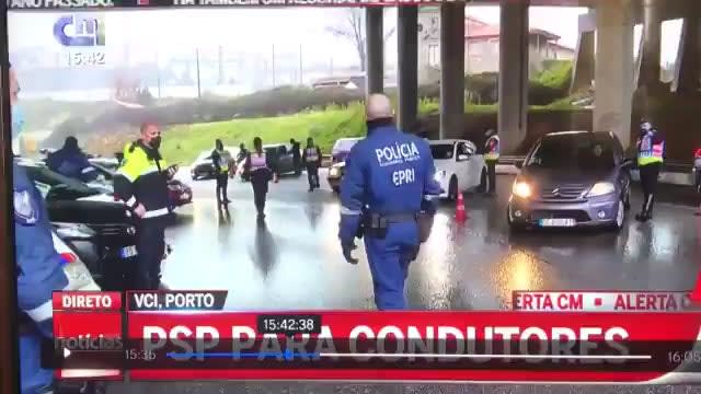Highway Patrol in Porto, Portugal find a perfect candidate for this sub