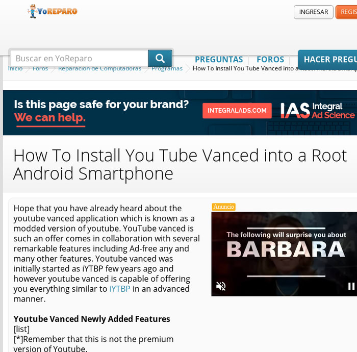 How To Install You Tube Vanced into a Root Android Smartphone