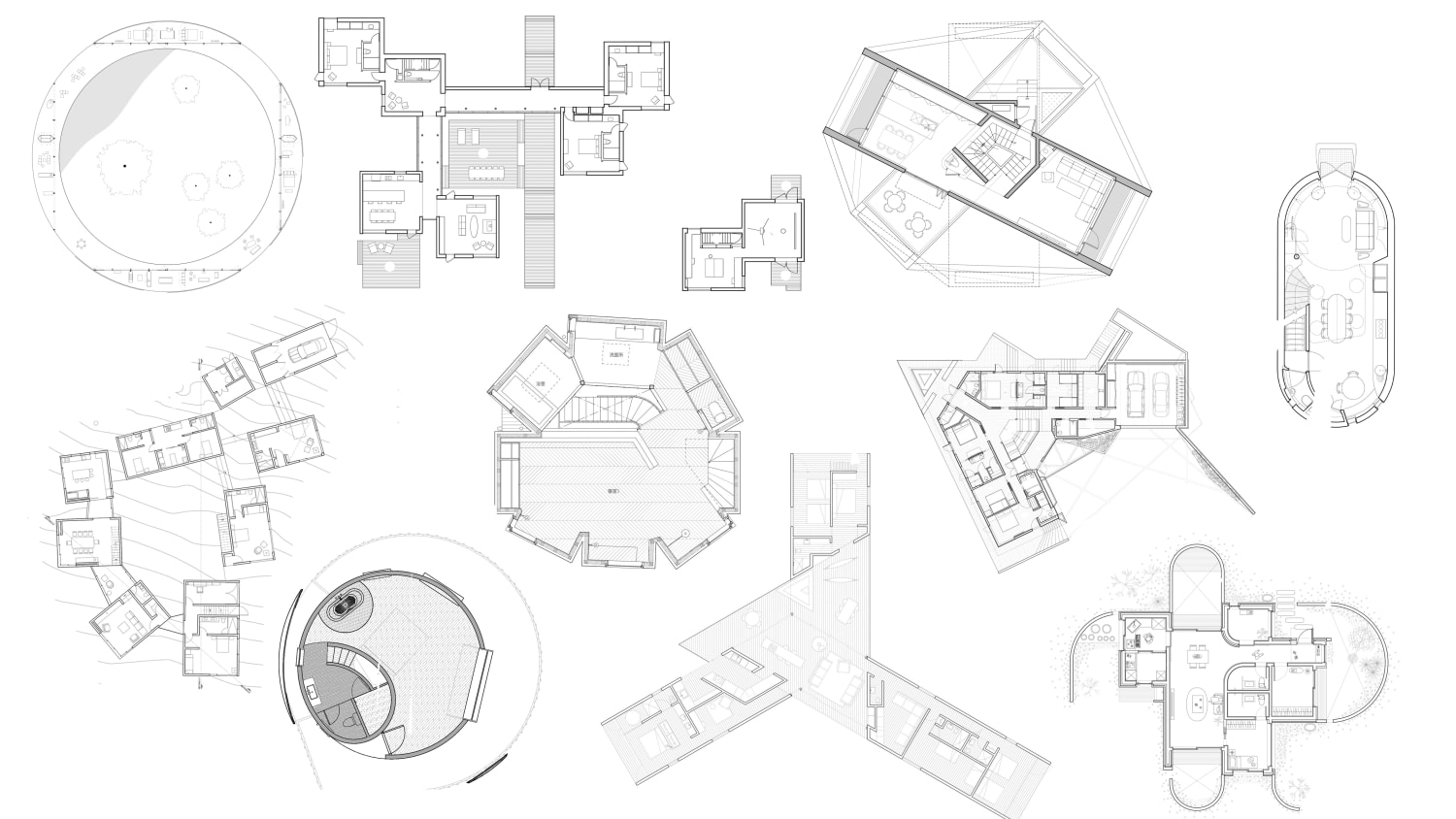 10 houses with weird and wonderful floor plans