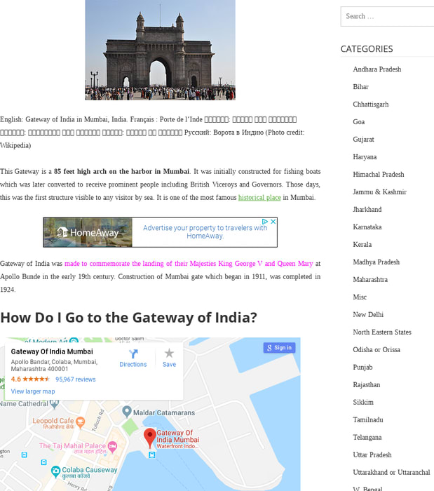 Gateway of India, Mumbai, Most Recognized Structure