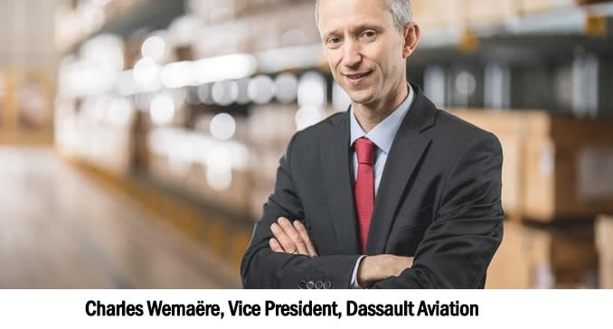 Charles Wemaere named Vice President, Worldwide Spares of Dassault Aviation