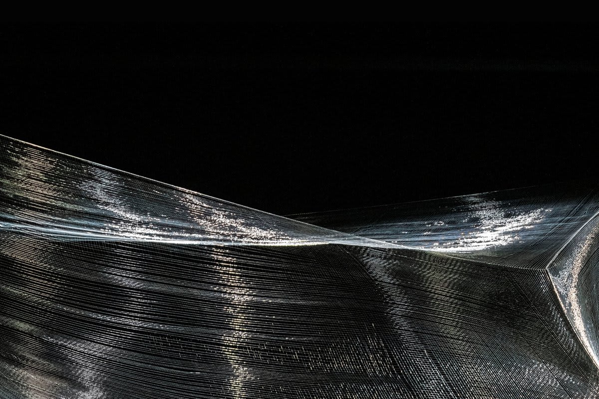 PaceLive is pleased to present "DRIFT: EGO," opening March 3 at 540 West 25th Street. On view through March 14, the exhibition will comprise a large-scale, shapeshifting block made of hair-thin black nylon, handwoven by @StudioDrift themselves.