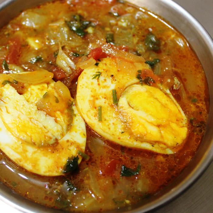 The Recipe of easy & tasty Egg Curry