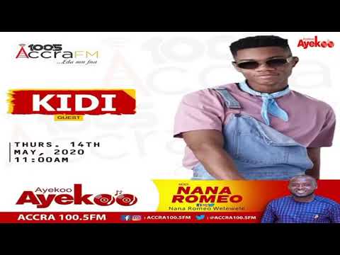 Watch video of Kidi blasted and sacked on radio show for being late