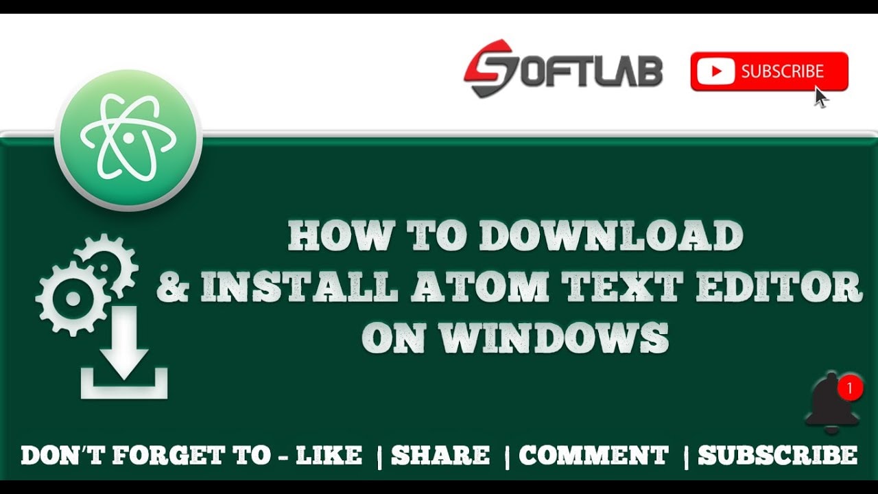How To Download And Install ATOM Source Code Editor On Windows for Programmers Step by Step