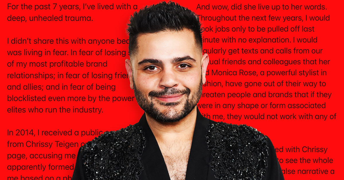 Michael Costello Shares Horrifying Texts Allegedly Sent By Chrissy Teigen