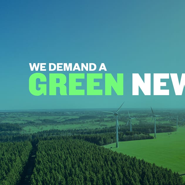 Sign the petition: Stand up for a Green New Deal