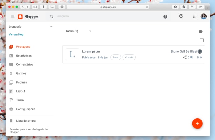 Google updates the look of Blogspot (Blogger) on the web