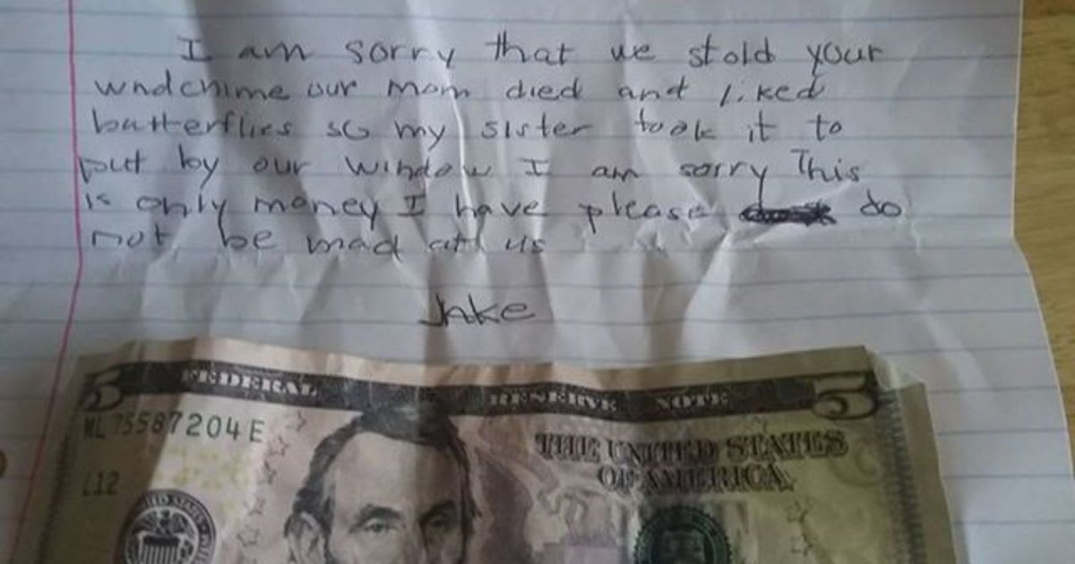 Woman Searches For The Child Who Left This Heartfelt Apology Note On Her Door